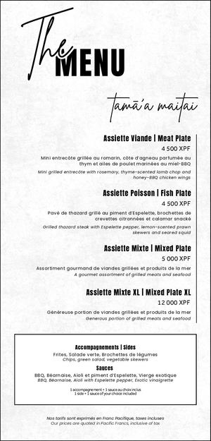 Menu Digital Fête des pères