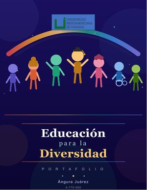 Portafolio Educación Para La Diversidad ÁNgura Juárez