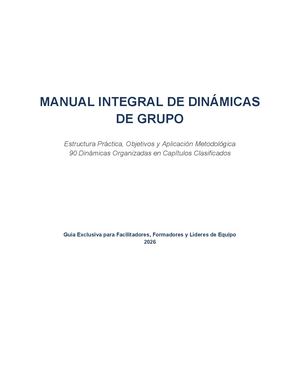 Manual Integral De Dinamicas De Grupo