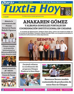 Tuxtla Hoy 18 De Junio 2026
