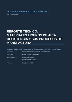 Reporte Materiales Ligeros Ima