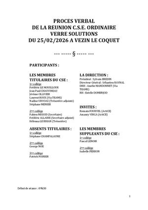 2026 02 25 Pv Cse Ordinaire