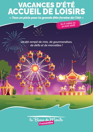 Accueil De Loisirs - Vacances D'été 2026