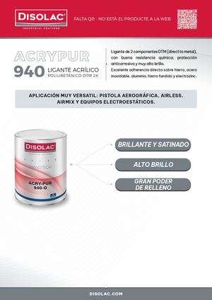 ES - ACRYPUR 940 Product Sheet