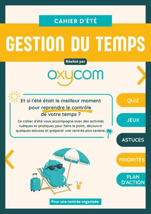 Cahier D'été Oxycom