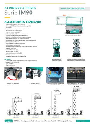 Imer 8290 Scheda Tecnica Noleggia Con Edil Rental Roma 1