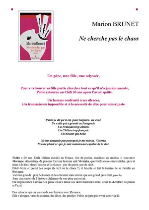 BRUNET - Ne Cherche Pas Le Chaos