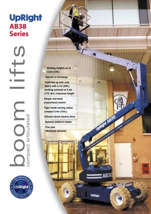Upright Ab38 Noleggia Con Edil Rental Roma