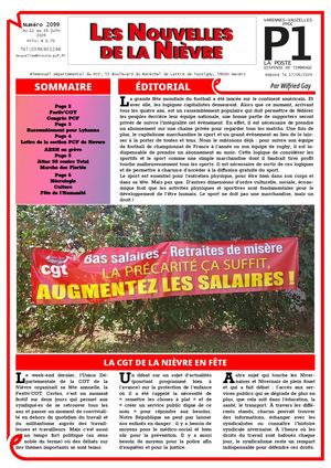 2099 Les Nouvelles De La Nièvre Du 12 Au 24 Juin 2026