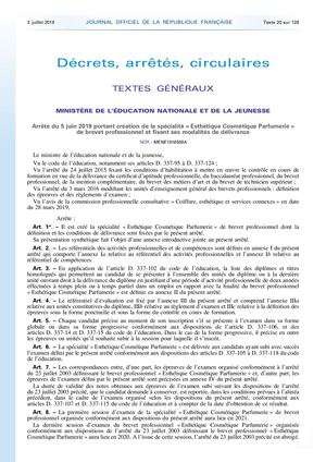 Referentiel Bp Esthetique