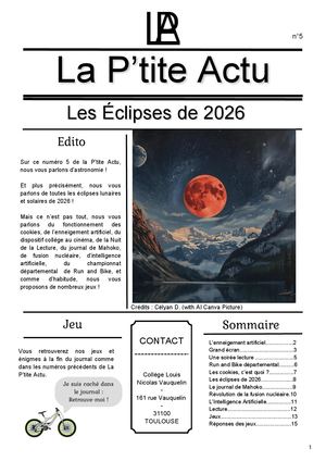 La P'tite Actu n°5