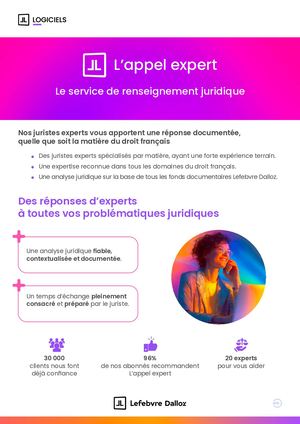 L'appel expert