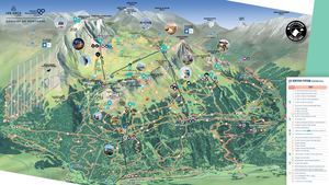 Plan Piétons été Domaine de Montagne