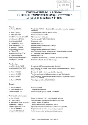 Election Des Locataires Validation Protocole éLectoral Et Désignation Rep Ca 26 06 11