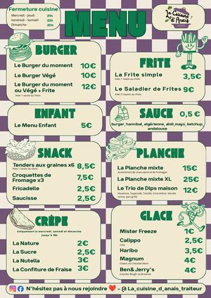 Carte Guinguette