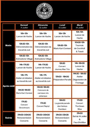 Programme Des Harleys Days Avoriaz