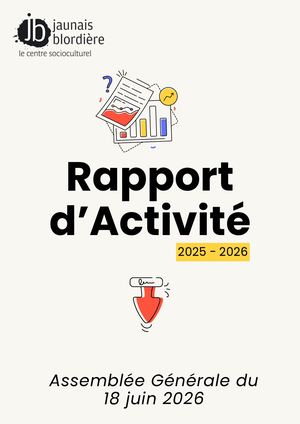 Rapport d'activités 2026