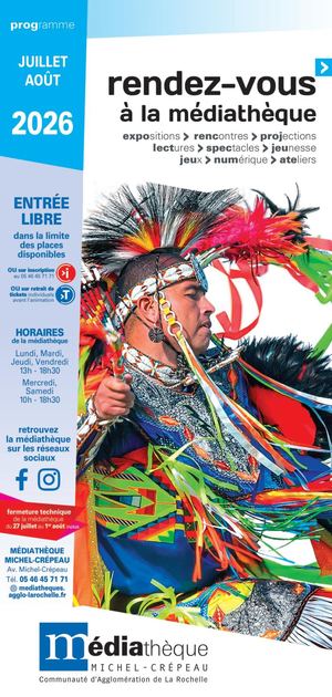 Programme de la médiathèque Juillet Août 2026
