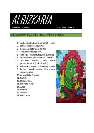 Albizkaria 2026