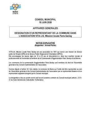 11- NOTICE+PROJETDELIB - Désignation Représentants Vitalis