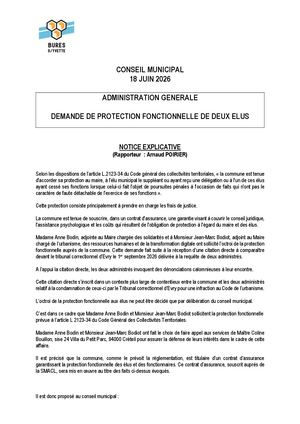 13- NOTICE+PROJETDELIB - Protection Fonctionnelle