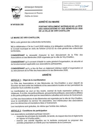A2026 358 règlement intérieur FAB 2026