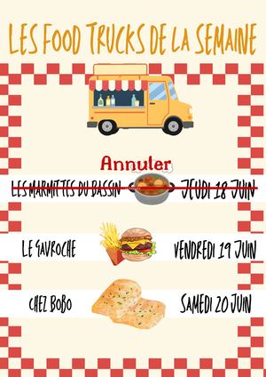 LES FOOD TRUCK DE LA SEMAINE