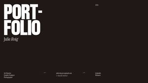 Portfolio 2026 - Julie ROIG