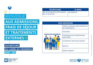 Affiche A3 Paysage Horaires Et Mission Admissions Vgr Novembre 2025
