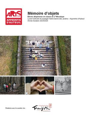 Livret Mémoire D'objets 2024-2025