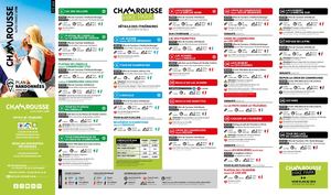 Plan des randonnées - été 2026