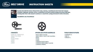 Assembly Instruction Sheets