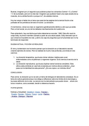 La Clonación