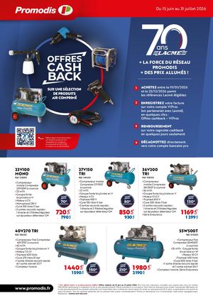 Offres PROMODIS - 70ans LACME