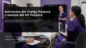 Capacitacion Codigo Purpura Kit Purpura