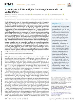 De Lacy Etal 2026 Century Of Suicide