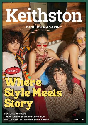Green And Yellow Playful Fashion And Lifestyle Magazine