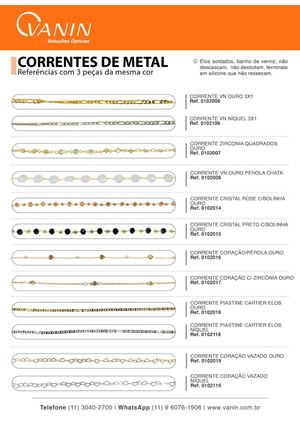 Catálogo Cordões e Correntes