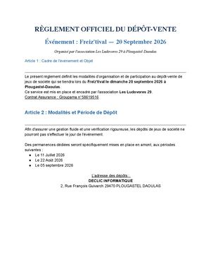 Règlement Dépôt Vente Freiz'tival 2026ok