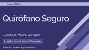Quirófano Seguro