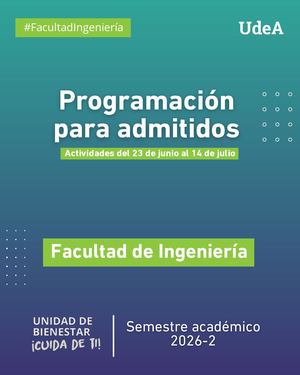 Programación Para Admitidos Semestre Académico 2026-2