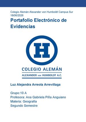 Portafolio De Evidencias 2º Semestre