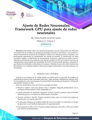 M4U3 - Lectura - Ajuste de redes neuronales