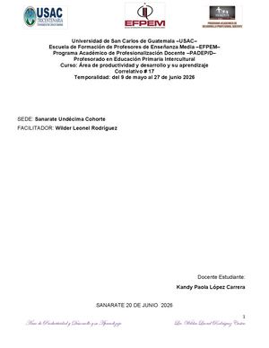 Transposición Didáctica Productividad Y Desarrollo