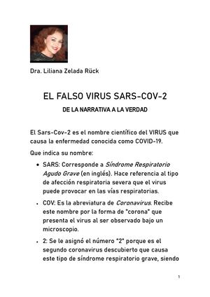 El Falso Virus Sars Cov 2 Dra Liliana Zelada Ruck