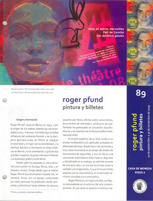 Roger Pfund Pinturas Y Billetes