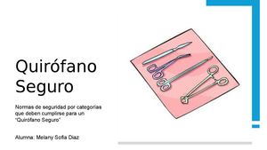 Quirofano Seguro Melany Diaz