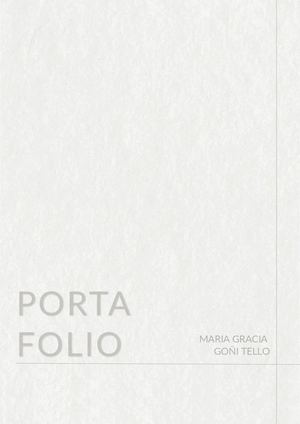 Architecture Portfolio Maria Gracia Goñi Tello 2