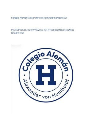 Portafolio De Evidencias -- Segundo Semestre - Alexa Pederzoli