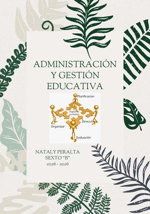 Administración y Gestión Educativa